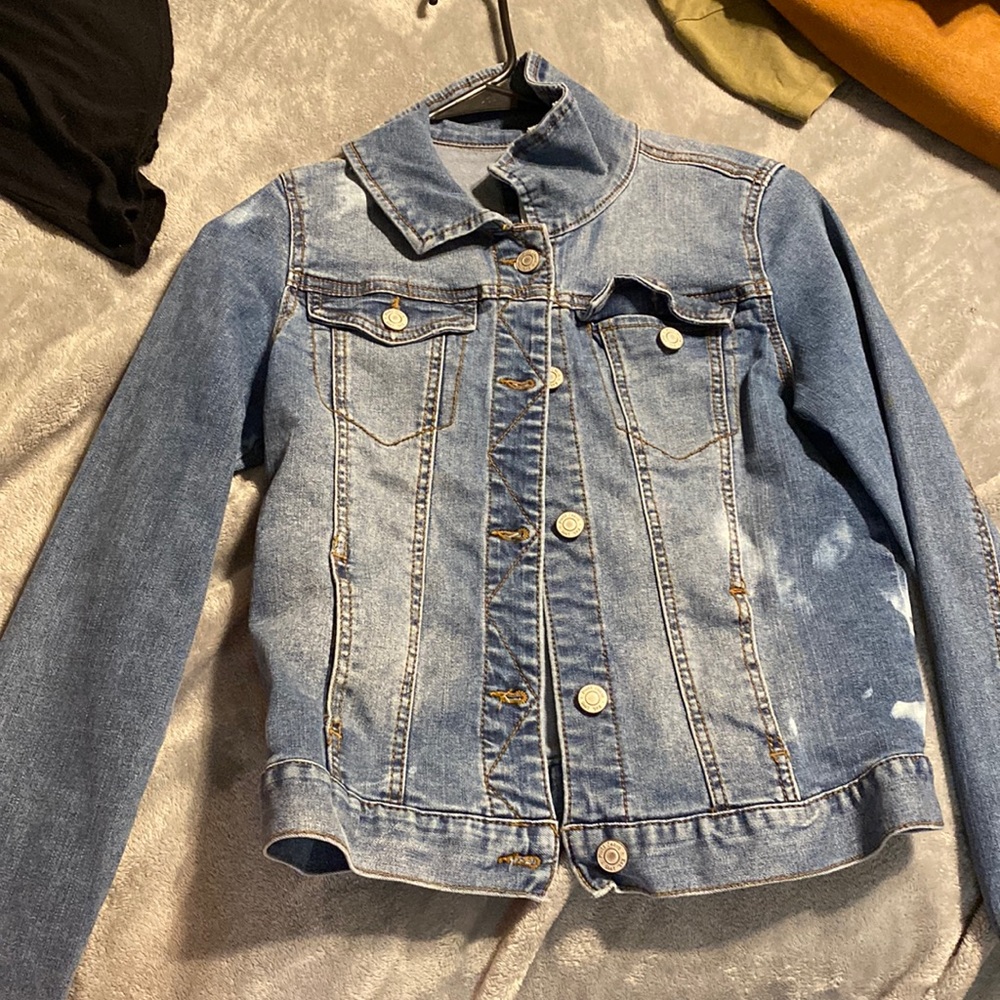 Cute washed out jean jacket